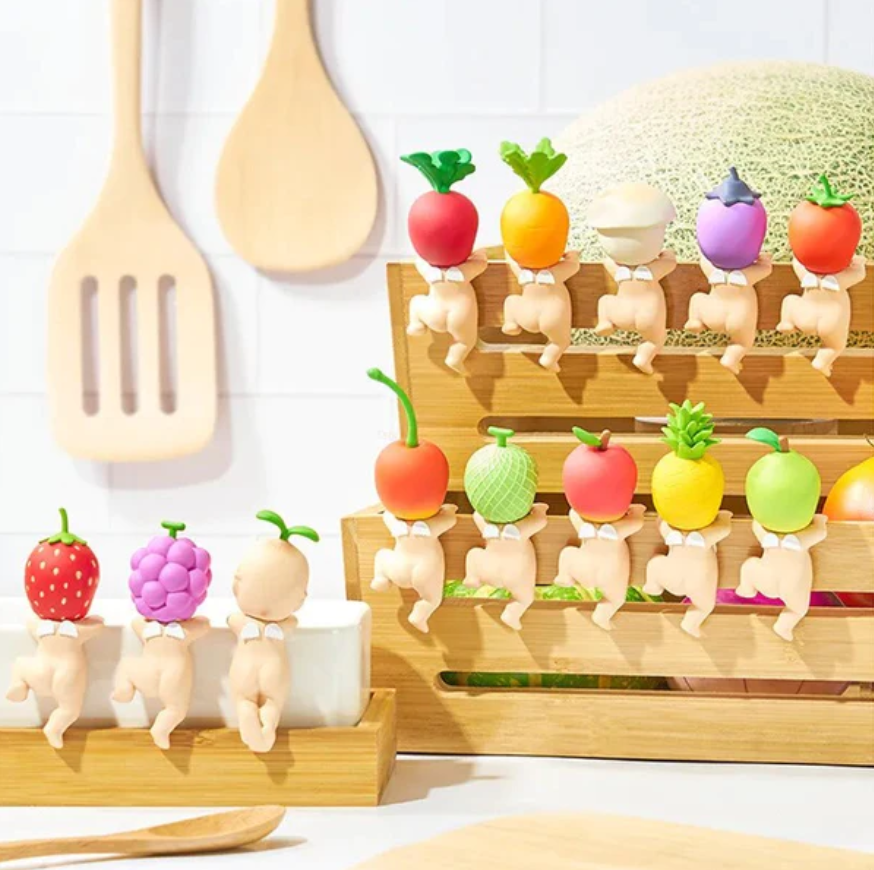 Figurine Sonny Angel Hippers Fruits et Légumes : box de 12 boîtes