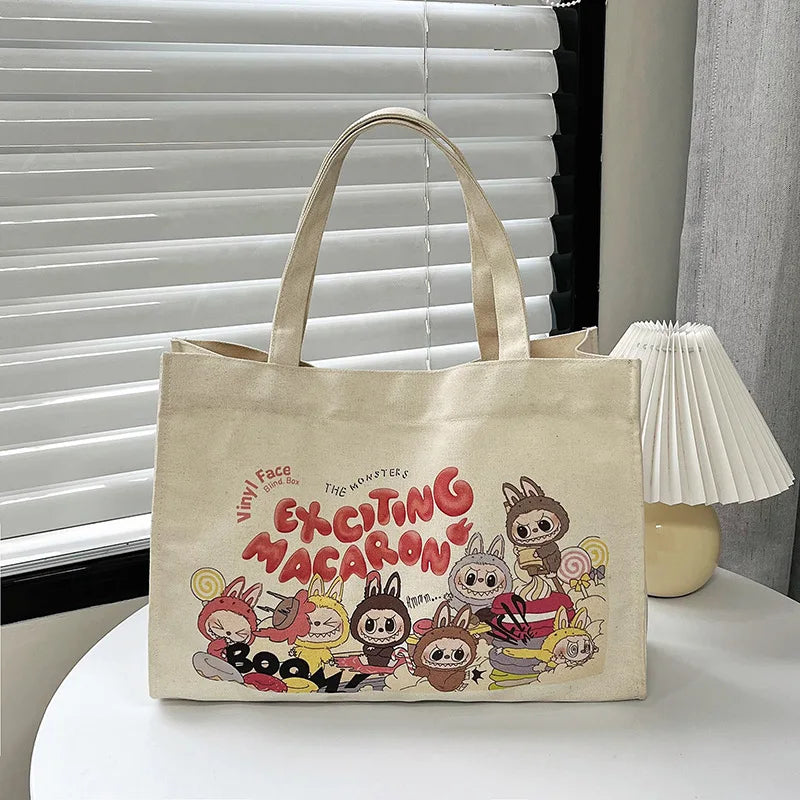 Tote Bag Labubu - Exciting Macaron