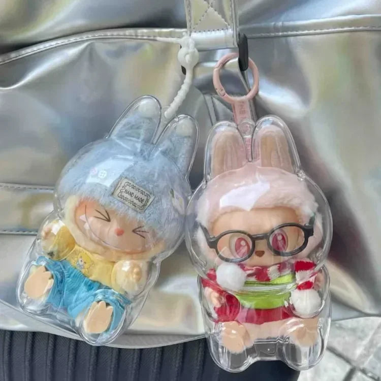 Boîte de Protection Transparente pour Labubu
