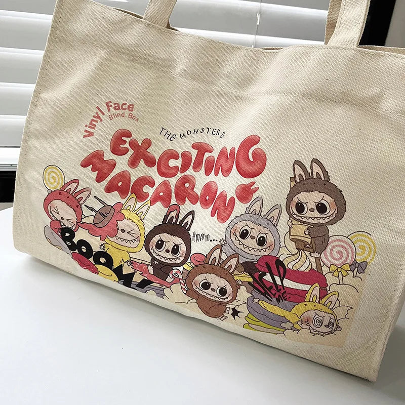 Tote Bag Labubu - Exciting Macaron