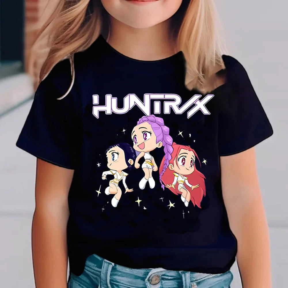 T-shirt K-pop Demon Hunters - Huntrix Kawaii