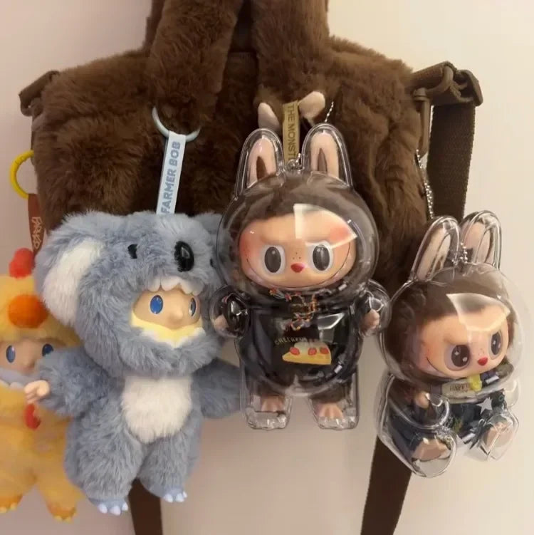 Boîte de Protection Transparente pour Labubu