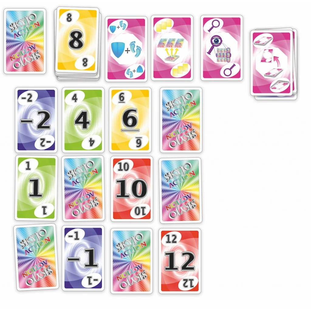 Skyjo Action Jeu de société 2 à 8 jours Dès 8 ans - Jeu d'Ambiance