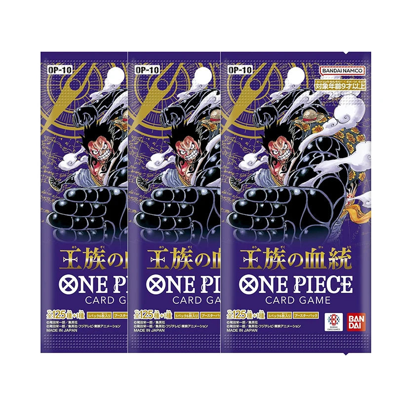 Lot de 3 Boosters Cartes One Piece OP10 - Sang Royal