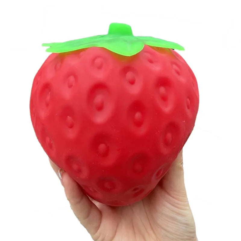 Squishy Fraise Géante Anti-Stress