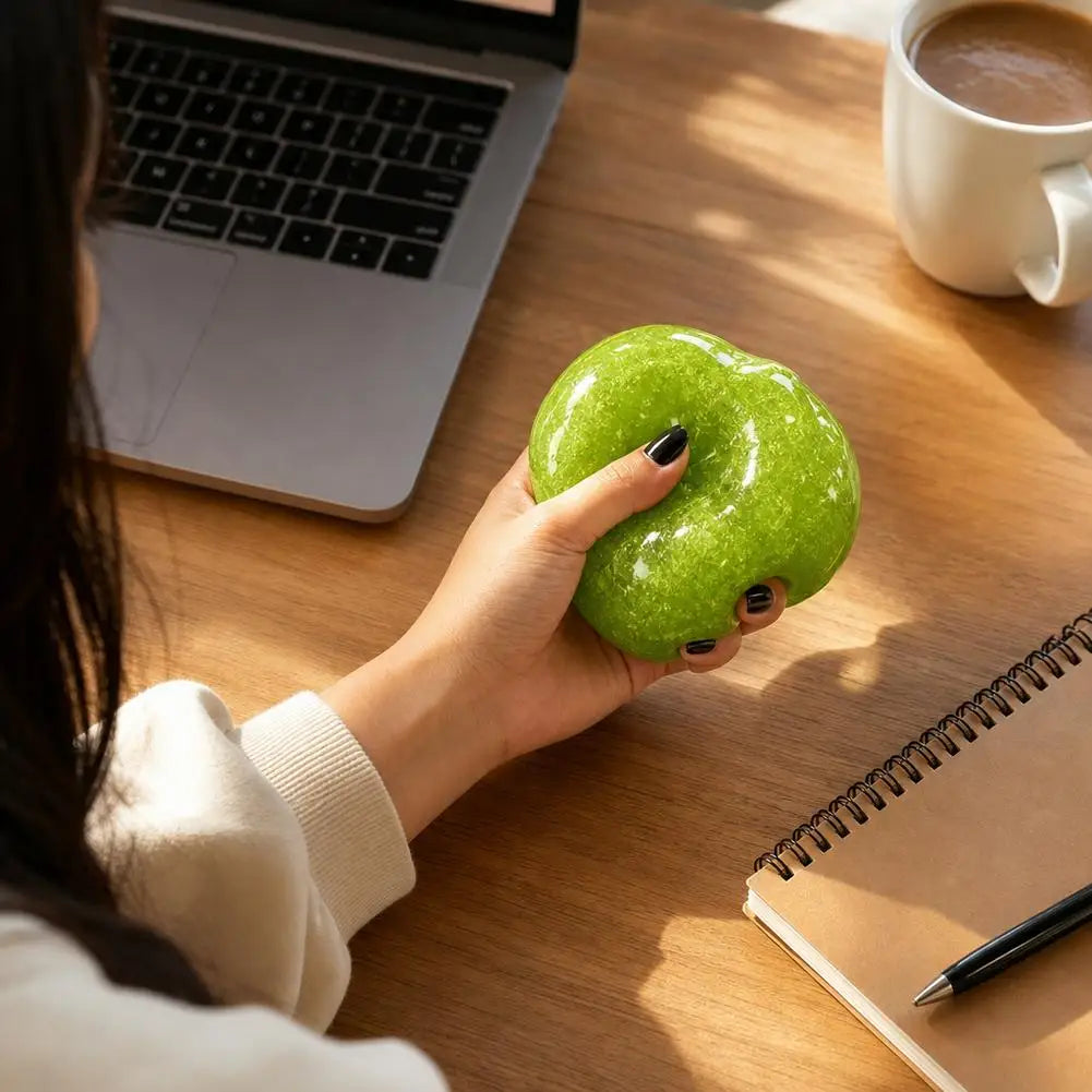 Squishy Pomme Verte Granuleuse