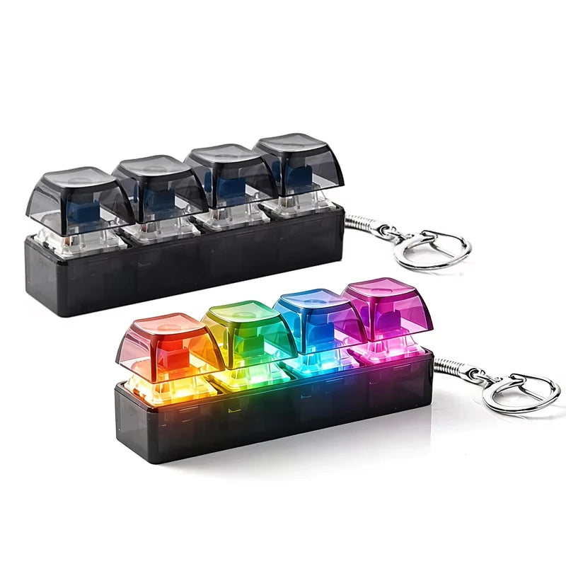 Porte-clés Fidget Clavier Lumineux