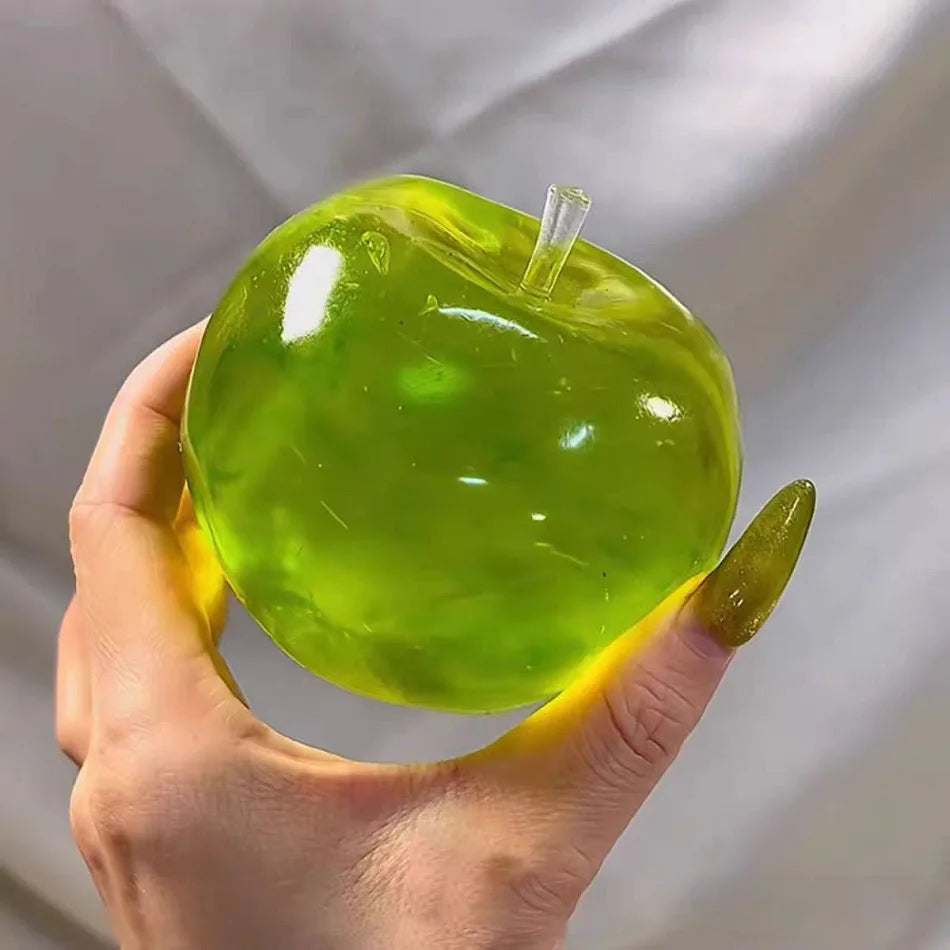 Squishy Pomme Verte Transparente