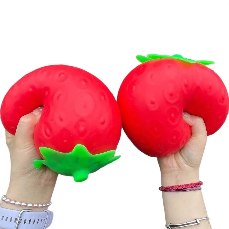 Squishy Fraise Géante Anti-Stress