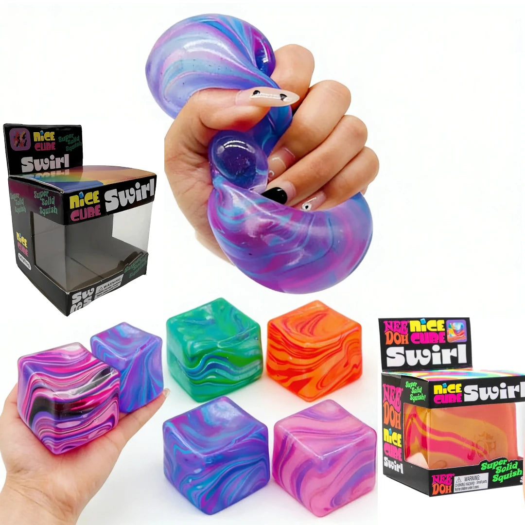 NeeDoh - Nice Cube swirl - squishy anti stress