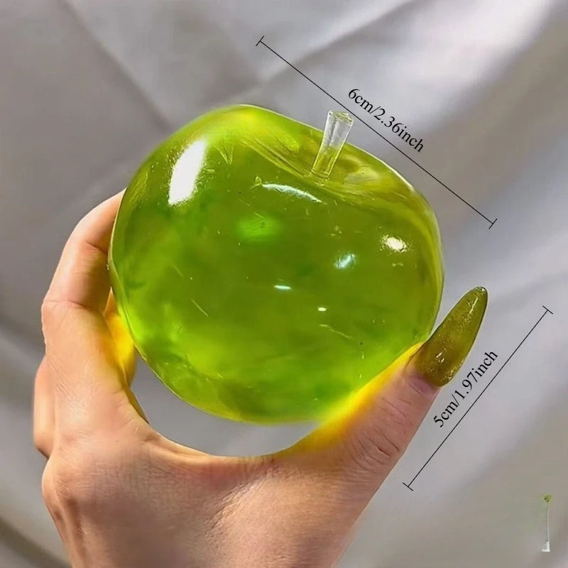 Squishy Pomme Verte Transparente