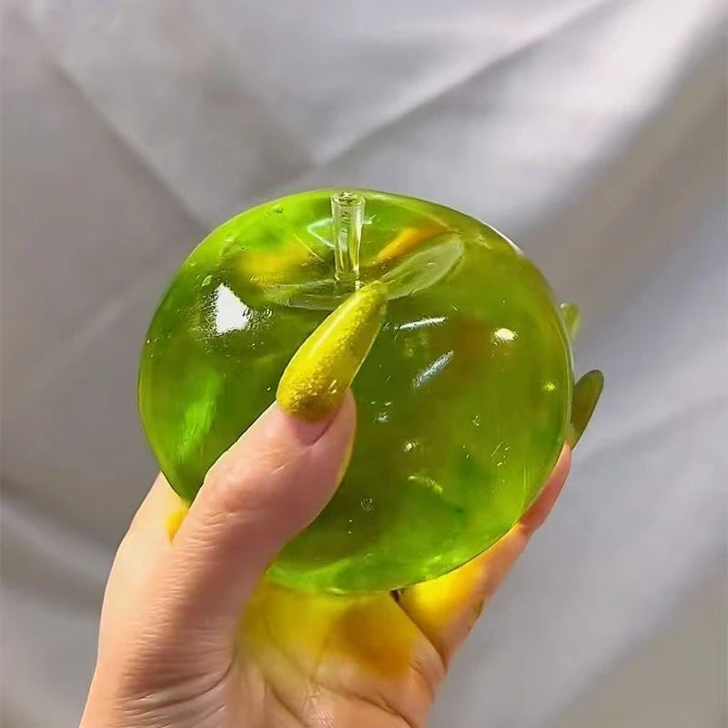 Squishy Pomme Verte Transparente
