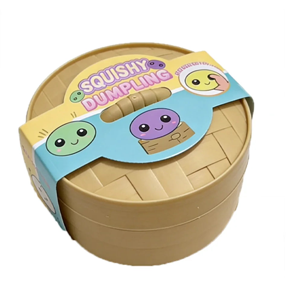 Squishy Dumpling - Ravioli squishy mystère - Squishy à paillettes - Squishy anti stress