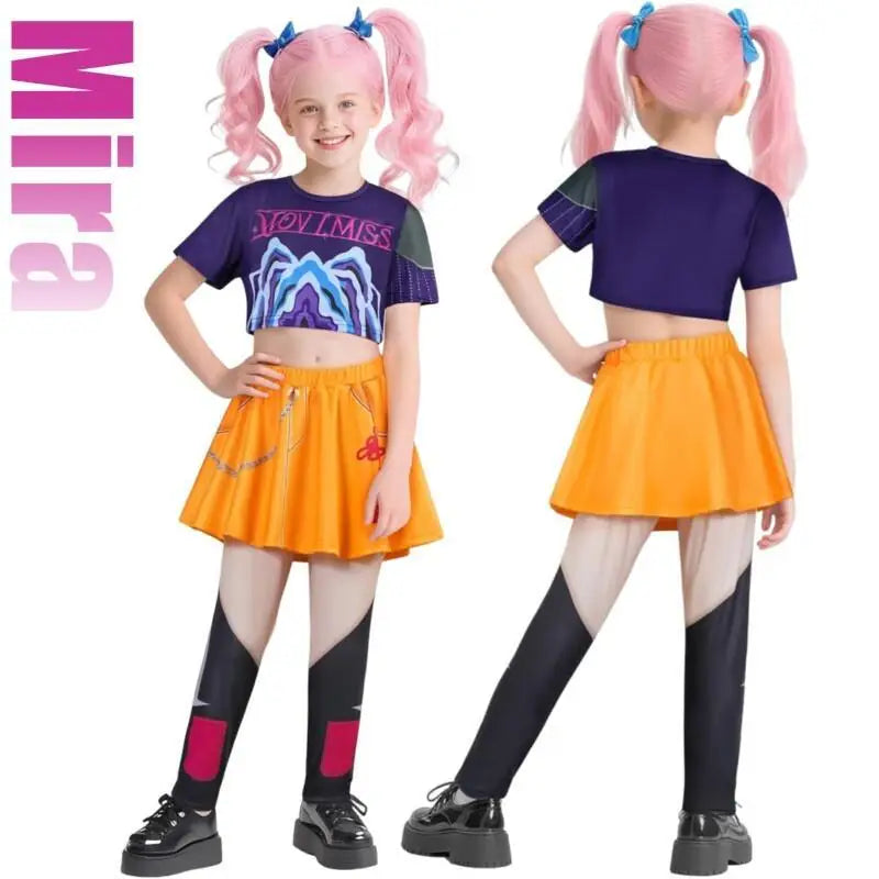 Costume K-pop Demon Hunters - Rumi, Zoey, Mira - Déguisement Kpop Demon Hunters