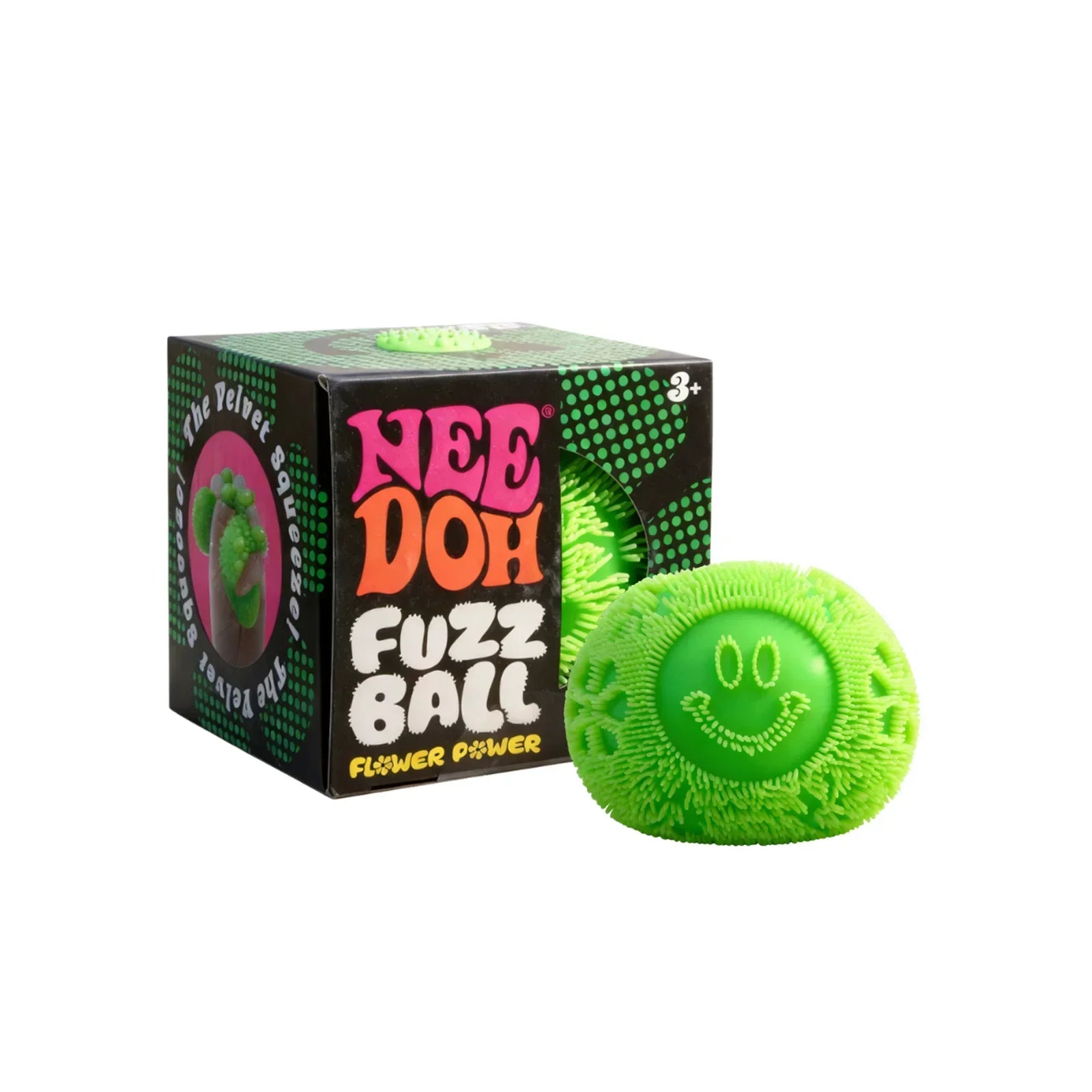 Balle Needoh Fuzzball Flower Power - Balle Squishy