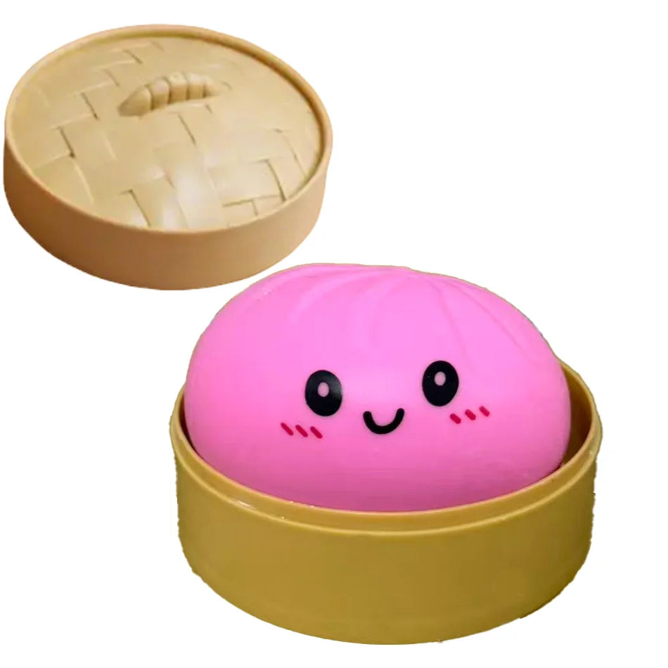 Squishy Dumpling - Ravioli squishy mystère - Squishy à paillettes - Squishy anti stress