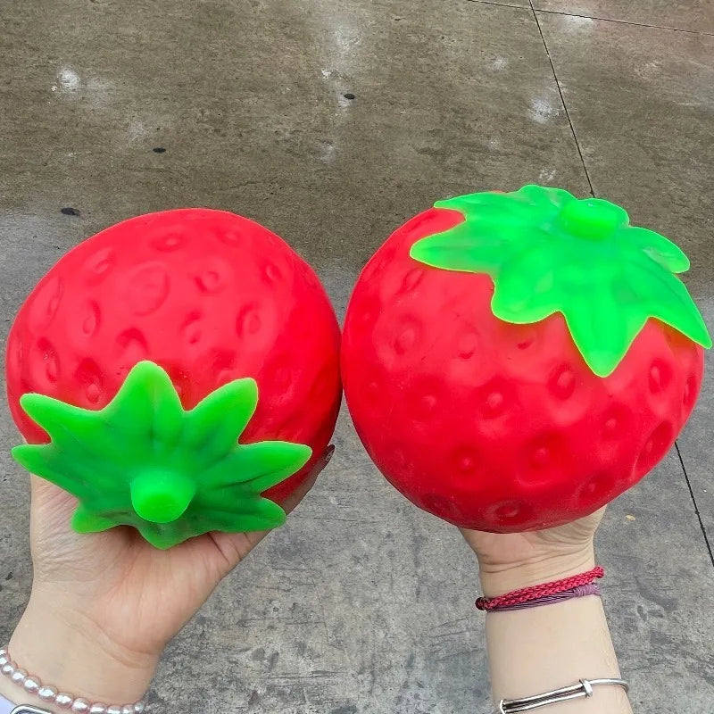 Squishy Fraise Géante Anti-Stress