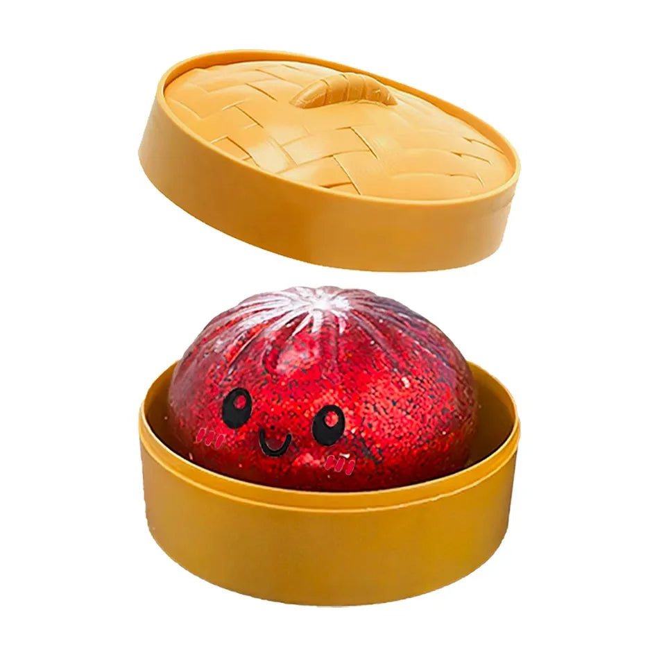 Squishy Dumpling - Ravioli squishy mystère - Squishy à paillettes - Squishy anti stress
