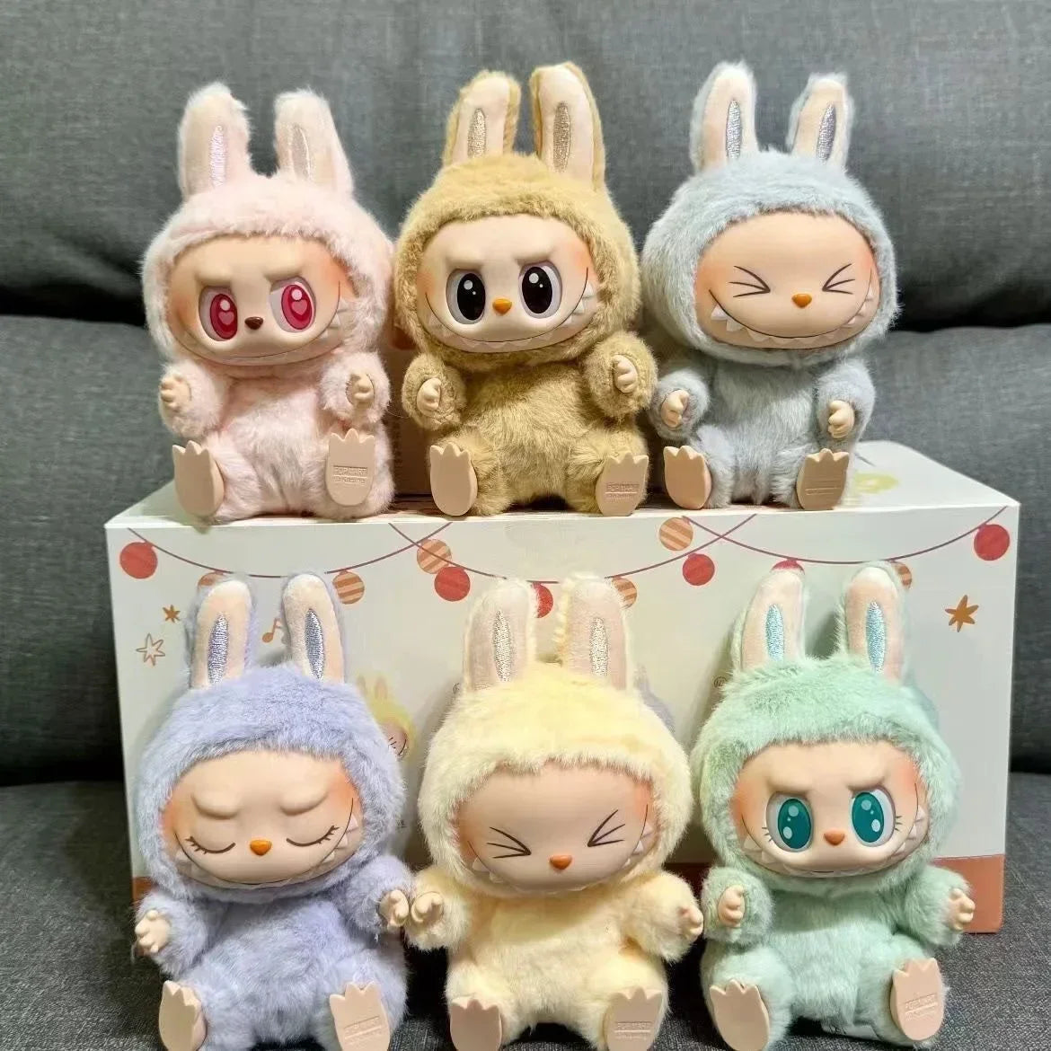 Peluche Labubu - Have a seat Series - The Monsters 6 pièces