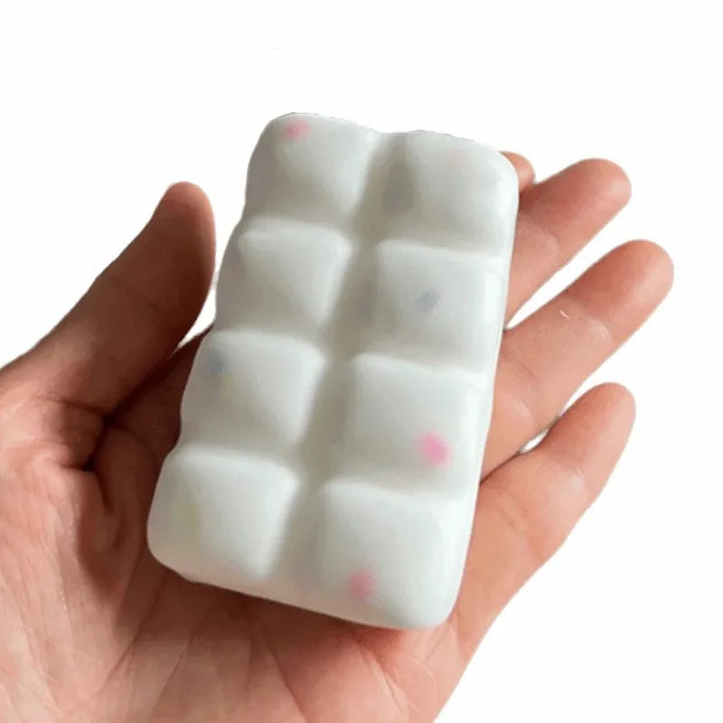 Squishy Tablette de Chocolat Craquant (Crisp Choco) – Fidget Anti-Stress