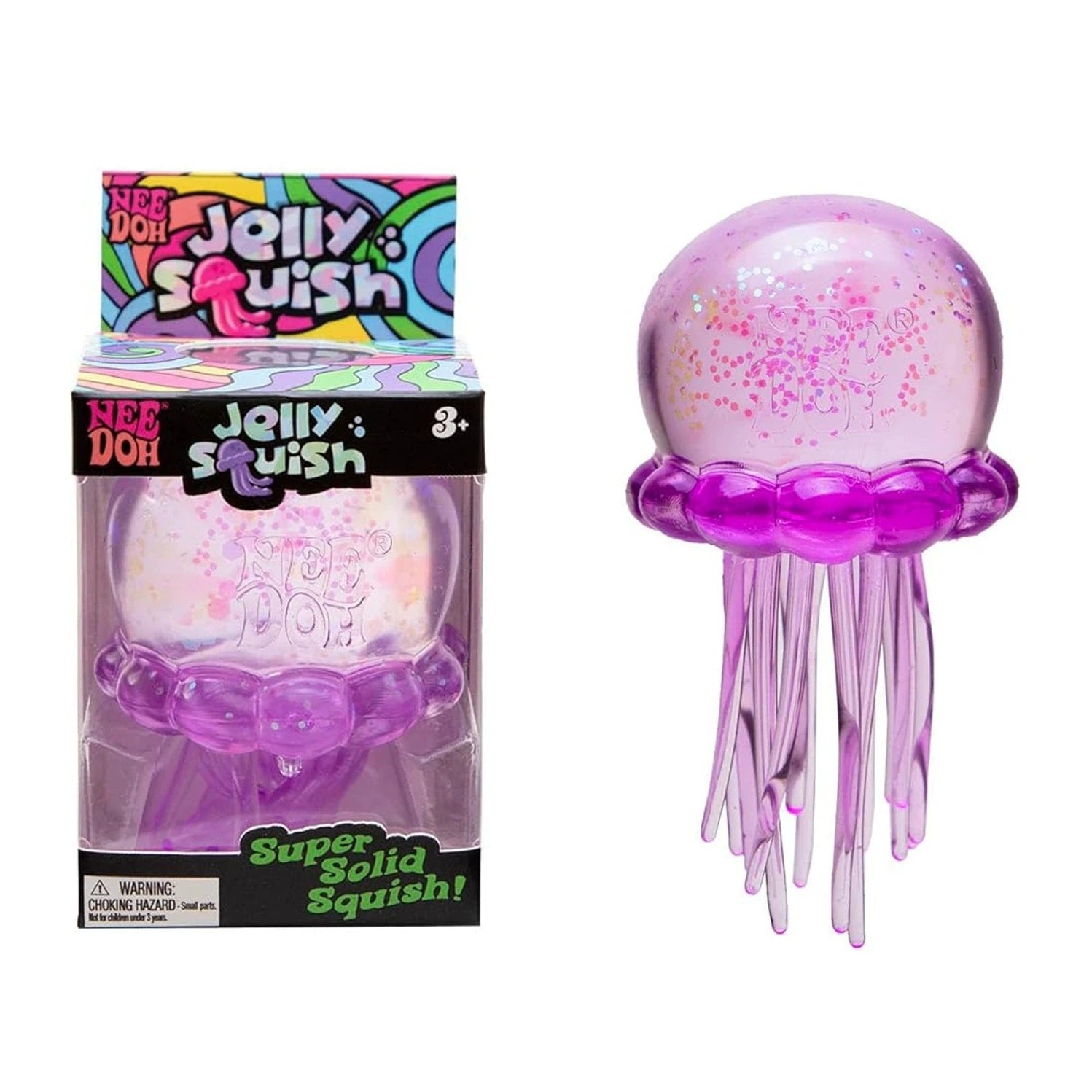 Balle Needoh Fuzzball Méduse - Squishy Jellyfish