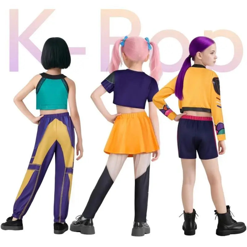 Costume K-pop Demon Hunters - Rumi, Zoey, Mira - Déguisement Kpop Demon Hunters