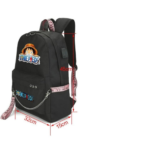 Cartable One Piece - Sac à Dos One Piece - Equipage du Chapeau de Paille