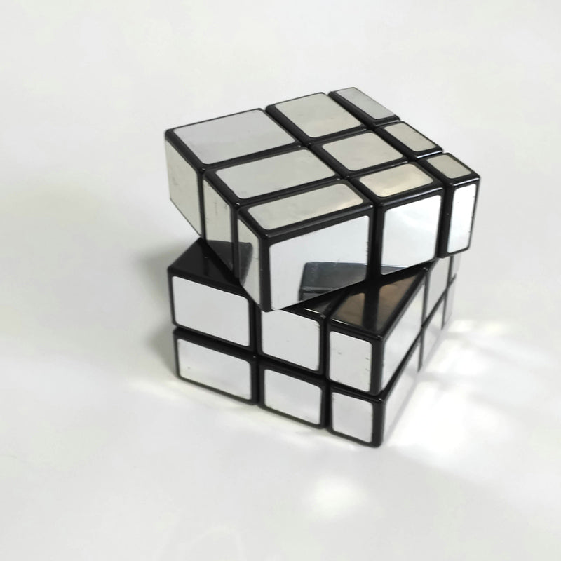 Infinity cube argenté